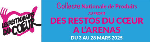 Collecte en faveur des restos du coeur 2025