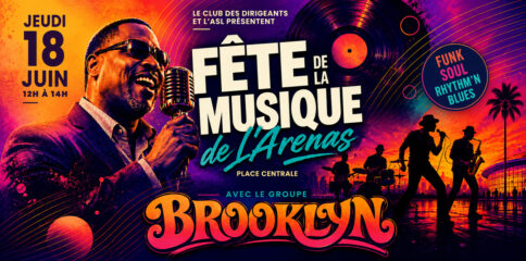 La fête de la musique à l'Arénas c'est le jeudi 18 juin !